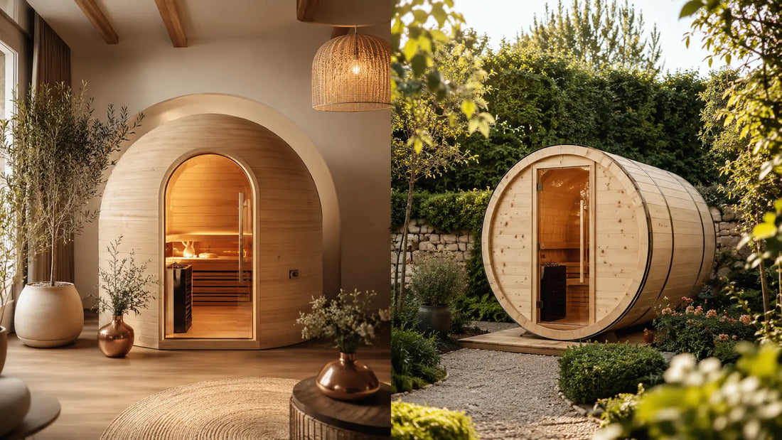 Sauna dôme ou sauna tonneau : quelle différence ?