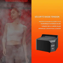 Système de chauffe et panneau de commande du sauna infrarouge portable 1500 W