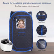 Sauna fermé portable à vapeur pour une personne avec cabine isolante et générateur