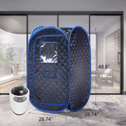 Sauna vapeur portable pliable pour une personne avec cabine maison et générateur vapeur