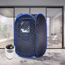 Sauna vapeur portable pliable pour une personne avec cabine maison et générateur vapeur